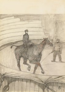 In het circus: repetitie, 1899 door Henri de Toulouse Lautrec