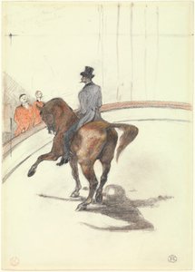 In het circus: De Spaanse wandeling, 1899 door Henri de Toulouse Lautrec