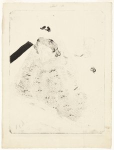 Op het concert door Henri de Toulouse Lautrec