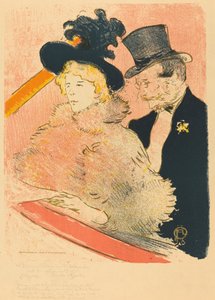 Bij het Concert, 1896 door Henri de Toulouse Lautrec