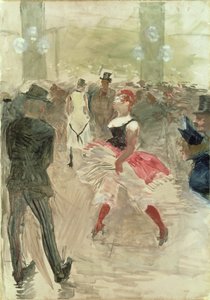 In de Elysee, Montmartre, 1888 door Henri de Toulouse Lautrec