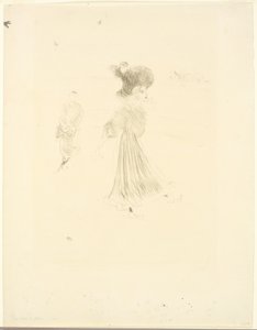 Bij het IJspaleis door Henri de Toulouse Lautrec