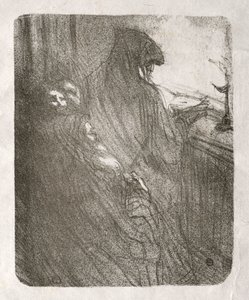 Aan de voet van de Sinaï: Het gebed van de Poolse Joden, 1898 door Henri de Toulouse Lautrec