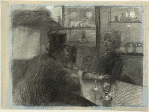 Bar van het Café van de rue de Rome