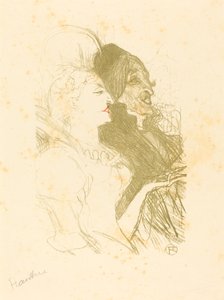 Carnaval, 1894 door Henri de Toulouse Lautrec