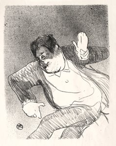Caudieux, 1893 door Henri de Toulouse Lautrec
