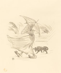 Wat de regen zegt door Henri de Toulouse Lautrec