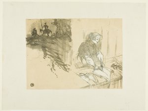 Omslag voor Les Courtes Joies door Henri de Toulouse Lautrec