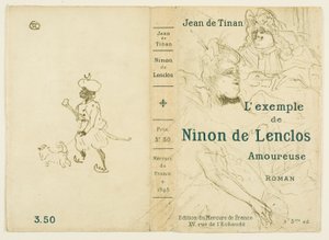 Cover voor Het verliefde voorbeeld van Ninon de Lenclos door Henri de Toulouse Lautrec