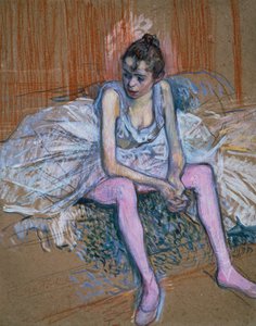 Danseres met Roze Kousen