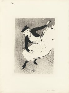 Edmée Lescot, van Le Café-Concert door Henri de Toulouse Lautrec