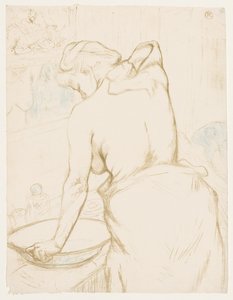 Elles: Het Toilet, 1896 door Henri de Toulouse Lautrec