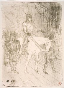 Entree van Brasseur, in Chilpéric door Henri de Toulouse Lautrec