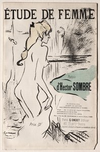 Étude de Femme door Henri de Toulouse Lautrec