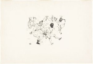 Footit en Chocolade door Henri de Toulouse Lautrec