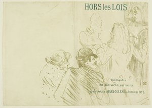 Hulde aan Molière door Henri de Toulouse Lautrec