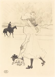 In het Bos door Henri de Toulouse Lautrec