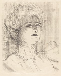 Jeanne Hading, 1896 door Henri de Toulouse Lautrec