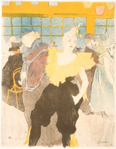 De Clownes bij de Moulin Rouge door Henri de Toulouse Lautrec