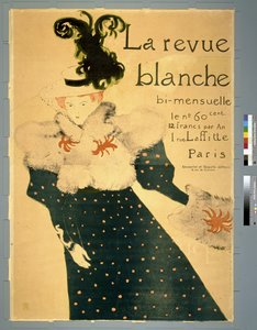 La Revue Blanche, 1895 door Henri de Toulouse Lautrec