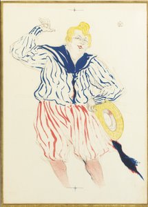 Het lied van de Zeeman, bij de Ster, Le Havre door Henri de Toulouse Lautrec