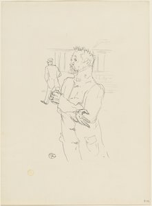 De Dwaas door Henri de Toulouse Lautrec
