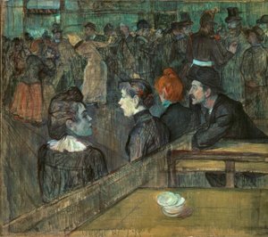De Moulin de la Galette door Henri de Toulouse Lautrec