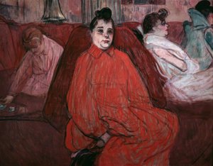 De divan (De canapé) door Henri de Toulouse Lautrec