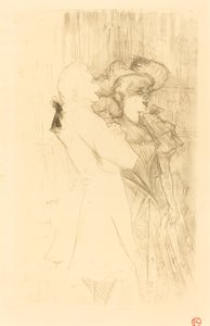 Lender en Auguez in La chanson de fortunio Lender et Auguez dans La chanson..., 1895