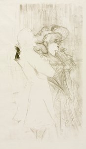 Lender en Auguez in Het lied van het fortuin, 1895