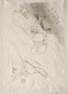 Lener en Baron, 1893 door Henri de Toulouse Lautrec