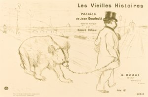 Les Vielles Histoires (omslag/frontispice) door Henri de Toulouse Lautrec