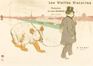 Les Vielles Histoires (omslag/frontispice) door Henri de Toulouse Lautrec
