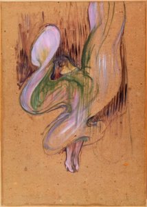 Loïe Fuller bij de Folies Bergère door Henri de Toulouse Lautrec