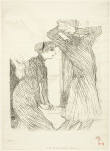 Lugné-Poé en Bady, in "Au-Dessus des Forces Humaines" door Henri de Toulouse Lautrec