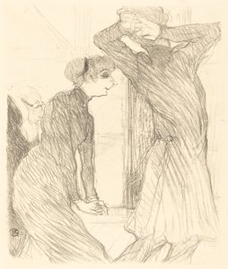 Lugne Poe en Baldy in Au-dessus des forces humaines door Henri de Toulouse Lautrec