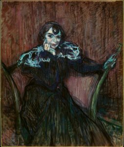 Madame Berthe Bady door Henri de Toulouse Lautrec