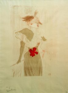 Mademoiselle Marcelle Lender, staand