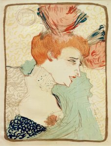 Juffrouw Marcelle Lender, Buste door Henri de Toulouse Lautrec