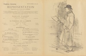 Zilveren Huwelijk; De Last van de Vrijheid; Een Serieuze Klant door Henri de Toulouse Lautrec