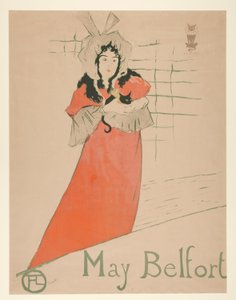 May Belfort door Henri de Toulouse Lautrec