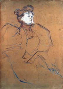 Misia Natanson door Henri de Toulouse Lautrec