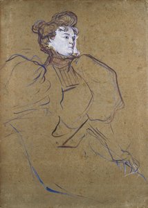 Misia Natanson, c.1897 door Henri de Toulouse Lautrec