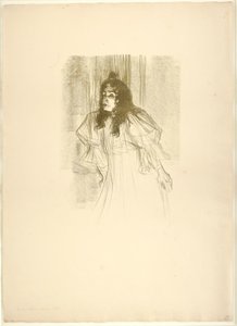Miss May Belfort en Cheveux door Henri de Toulouse Lautrec