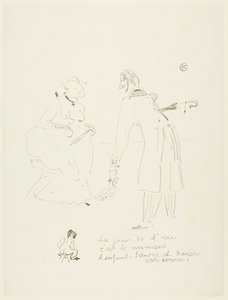 Nieuwjaarswensen door Henri de Toulouse Lautrec