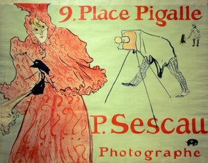 Fotograaf door Henri de Toulouse Lautrec