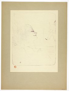 Pessima, plaat drie van Yvette Guilbert door Henri de Toulouse Lautrec