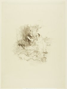 Picknick door Henri de Toulouse Lautrec