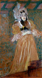 Portret van Miss May Belfort, 1895 door Henri de Toulouse Lautrec