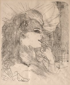 Portretten van acteurs en actrices: Dertien lithografieën: Anna Held, 1898 door Henri de Toulouse Lautrec